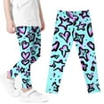 thumbnail image 2 of Utoimkio Girls Valentine's Day Heart Printed Stretch Leggings Soft Comfortable Ankle Length Pants Leggings for Kid Little Girls 3-8 Years, 2 of 4