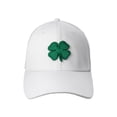 thumbnail image 1 of Gorra Black Clover Premium Trébol 16 Blanca con Trébol Verde 3D Talla S, 1 of 6
