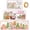 Pink, variant on 3 Pcs Christmas Kitchen Rugs Non Slip Winter Floor Mat for Kitchen Floor Hallway Laundry Sink and Bathroom