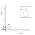 thumbnail image 4 of ANGARA Classic Freshwater Cultured Pearl & Diamond Solitaire Ring in 14K White Gold for Women | June Birthstone, Birthday, Anniversary, Jewelry Gift for Women | Pearl Ring, 4 of 7