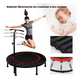 thumbnail image 4 of Trampolin Fitness Con Barra Ajustable Para Adulto Niños Negro Rojo, 4 of 5