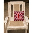 thumbnail image 5 of Carolines Treasures CJ1049-HPW1414 Letter H Chevron Maroon & White Fabric Decorative Pillow, 14 x 3 x 14 in., 5 of 8