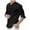Black, variant on KIHOUT Clearance Men's Long Sleeve T Shirts Button Trend Casual Shirts Cotton Linen Shirts Top