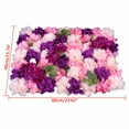 thumbnail image 2 of 6Pcs Artificial Flower Wall Panel Indoor Outdoor Flower Wall Panel for Wedding Decor, 2 of 12