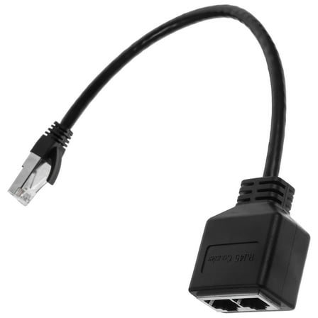 One to Two Ethernet Lan Network Adapter Cable