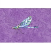 Dragonfly On Purple Fabric Placemat