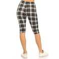 thumbnail image 3 of Women's Casual Workout Comfy Stretch Elastic Waist Burmuda Leggings Short Pant, 3 of 5