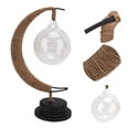 thumbnail image 3 of Lámpara De Modelado De Bola De Luna LED, Luz De Noche De Luna Fuerte Y Resistente Trabajo Hecho A Mano De Hierro Forjado Exquisito Hermoso Para Sala De Estar Para Dormitorio, 3 of 7