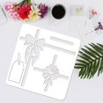 thumbnail image 4 of 1Pc Gift Box Stencil for Painting Large Bow Tie Stripes Drawing Template Reusable Label Pattern Painting Stencil, 4 of 9