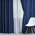 thumbnail image 5 of Blackout Curtain Panels, Set of 4, 42" x 108", Navy Blue, 5 of 9