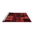 thumbnail image 2 of Ahgly Company Machine Washable Indoor Rectangle Patchwork Red Transitional Area Rugs, 5' x 8', 2 of 4