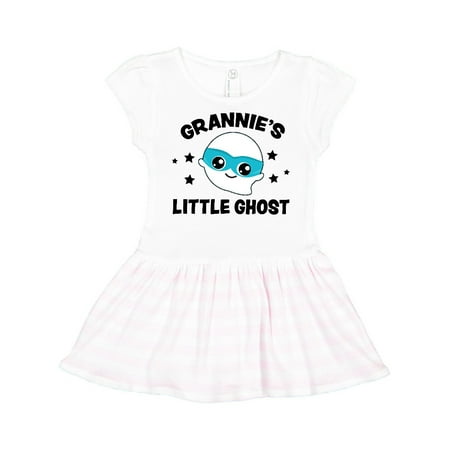 

Inktastic Cute Grannie s Little Ghost with Stars Gift Toddler Girl Dress