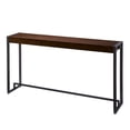 thumbnail image 3 of Holly and Martin Macen Transitional Console in Dark Tobacco and Gunmetal Gray, 3 of 10