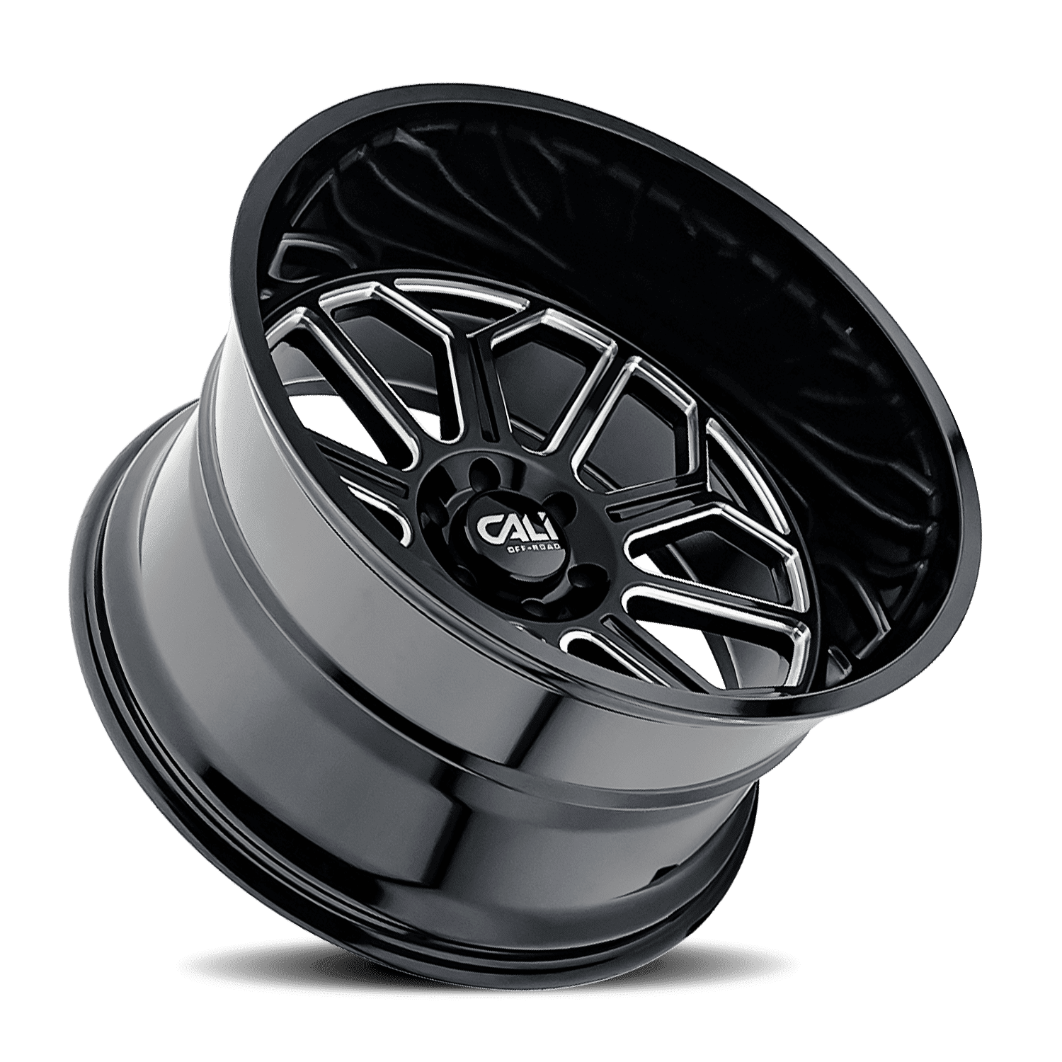 22x12 Cali Off-Road Auburn Black / Milled Wheel 8x6.5 (-51mm)