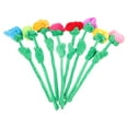 thumbnail image 4 of Mersess 8-Piece Plush Flower Bouquet with Bendable Stems, Assorted Colors, Artificial Flowers for Wedding, Party, Room Decor, 4 of 10