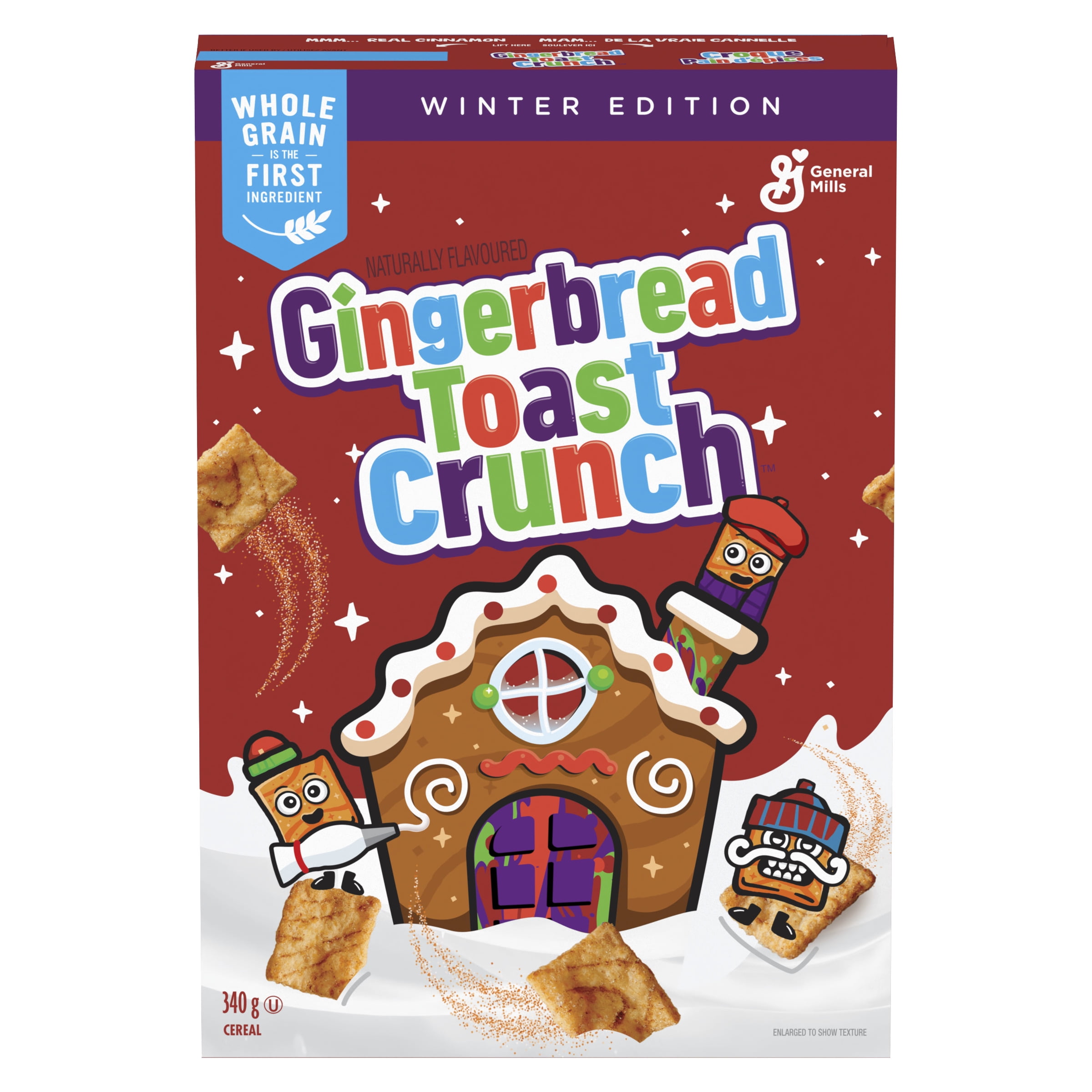 Gingerbread Toast Crunch Cereal, 340g