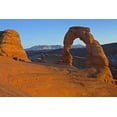 thumbnail image 2 of Illg, Cathy and Gordon 14x11 White Modern Wood Framed Museum Art Print Titled - USA, Utah, Arches NP Delicate Arch at sunset, 2 of 4
