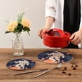 thumbnail image 7 of SKYSONIC Astronaut Explore Summer Pot Holders Trivets, 2 Pcs Heat Resistant Trivets,Outer Space Cotton Thread Weave Mats for Hot Pads Pans Pot Bowl Teapot for Kitchen Decor, 7 of 7