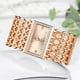 thumbnail image 2 of Xihbxyly dia del primer ministro Reloj de moda para mujer, reloj de acero inoxidable, informal, para vestir, pulsera, joyería de cristal, 2 of 2