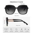 thumbnail image 2 of KALIYADI Sunglasses Retro Polarized Sun Glasses for Women with UV Protection (2 Pack), 2 of 8