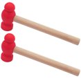 thumbnail image 4 of 2pcs Wooden Hammer Toys Simulation Hammers Maintenance Tools Educational Toys, 4 of 7