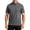 Dark Gray, variant on hoksml Men's Quick Dry Half Zip Collared Shirts, Short Sleeve Outdoor Golf Tops with Water Resistant Zipper Chest Pocket for Travel Daily Wear