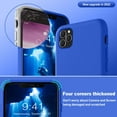 thumbnail image 2 of for iPhone 11 Pro Max Case, Soft Liquid Silicone Slim Rubber Full Body Protective iPhone 11 Pro Max Case Cover (with Soft Microfiber Lining) Design for iPhone 11 Pro Max - Klein Blue, 2 of 14