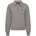 thumbnail image 2 of Women's Levelwear  Gray Edmonton Oilers  Canmore Quarter-Zip Pullover, 2 of 3