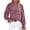 Floral Red Black, variant on FreshPretty Womens V Neck Floral Long Sleeve Tops Summer Casual Loose Puff Sleeve Chiffon Boho Work Blouse Dressy T Shirts