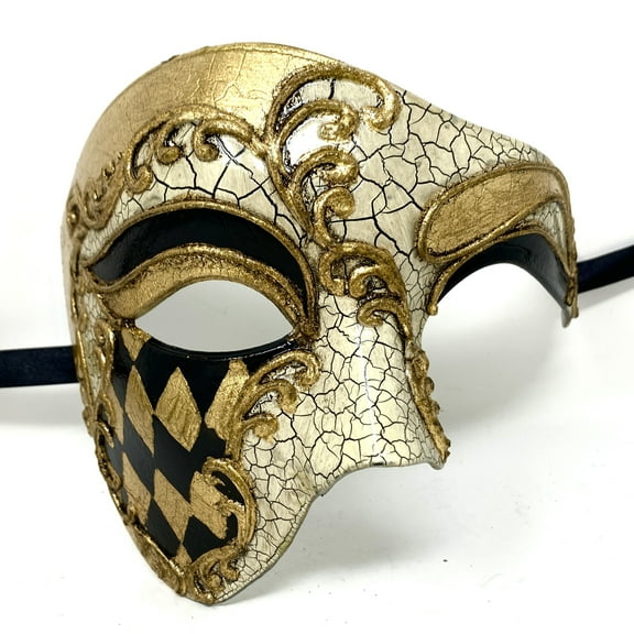 Steampunk Vintage Phantom Costume Venetian mask Masquerade Mask Halloween Mardi Gras Cosplay Party Masque