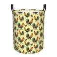 thumbnail image 1 of Fotbe Roosters In Farm Cesto de Ropa con Asas, Cesto Impermeable de Gran Capacidad, Bolsa de Lavado para Dormitorio, Cesto de Ropa con Ruedas y Asas-Medium, 1 of 6
