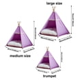 thumbnail image 3 of Creatine Portable Indoor Outdoor Play Tent With Removable Mat For Cats Small Animals Comfortable Breathable Shelter, 3 of 4