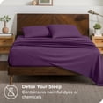 thumbnail image 3 of Bare Home Pillowcase Set - Envelope Closure - Premium 1800 Collection - Double Brushed - Ultra Soft - Standard Size, Plum, 2 Count, 3 of 6