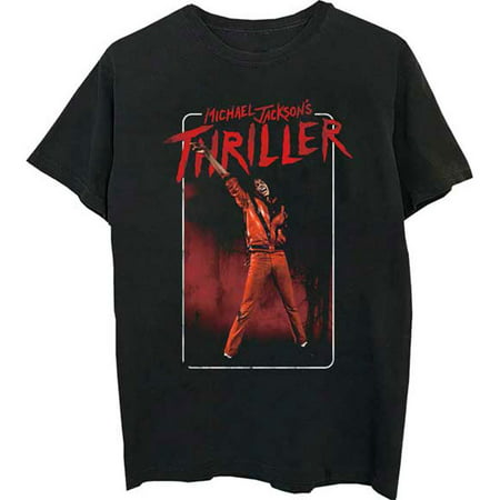 Michael Jackson Men's  MJ Thriller T-shirt Black