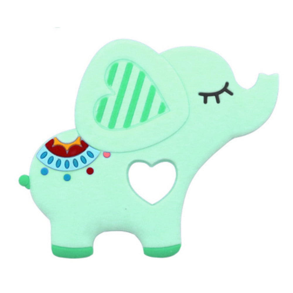 elephant baby teether