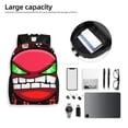 thumbnail image 4 of Lsque Geometry Dash Travel Laptop Backpack, Business Slim Sturdy Laptops Backpack, Water Resistant College School Computer Bag Gift for Men & Women Fits 15.6 Inch Notebook, 4 of 6