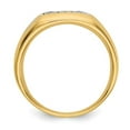 thumbnail image 2 of Auriga Fine Jewelry 14K Yellow Gold with Rhodium Men's Diamond Ring Size- 10, 2 of 6