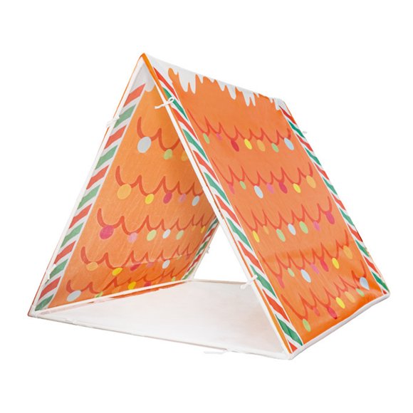Langgg Orange Reusable Toddler Toy Houses Play To Assemble 10110187.5cm Large Size, Versatile - Ideal for Indoor Party