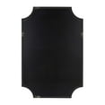 thumbnail image 6 of Kate and Laurel Hogan Wood Framed Mirror with Scallop Corners, 24 x 36 Inches, Black, 6 of 7