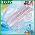 thumbnail image 2 of 1/2PCS Multifunction 6501 Plastic French Curve Sewing Ruler Measure Tailor Ruler Making Clothing 360 Degree Bend Ruler Tools Style E 2pcs, 2 of 6