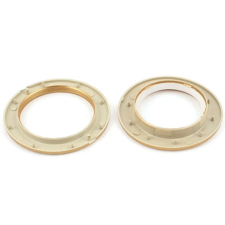 6pcs 44mm Inside Dia Plastic Curtain Eyelets Rings Clips Grommets