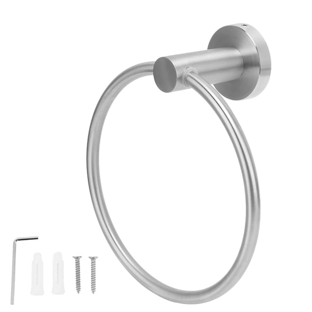 Anillo De Toalla De Acero Inoxidable, Anillo De Toalla A Prueba De Herrumbre Simple Para Cocina Para Baño ANGGREK No