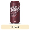 (12 pack) Dr Pepper Soda Pop, 16 fl oz, Can