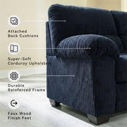 Signature Design by Ashley Furniture SimpleJoy Navy Loveseat