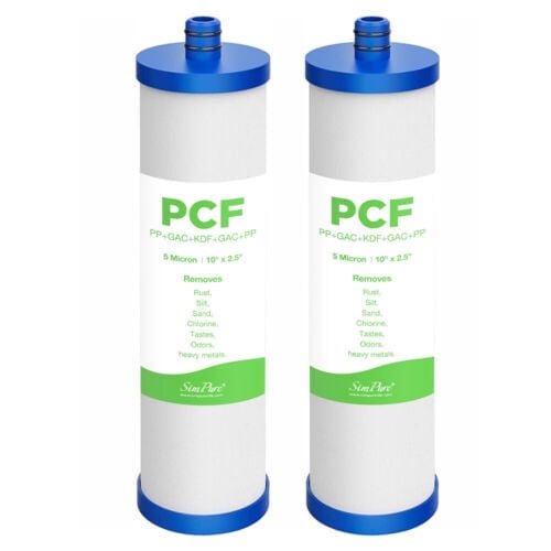 2 Pack SimPure V7 Water Filter Replacement, 20K Gallons High Capacity, Replacement for SimPure V7 Under Sink Water Filtration System