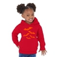 thumbnail image 3 of Awkward Styles Halloween Toddler Hoodie Girls Boys Orange Bats Fleece Hooded Sweatshirt, 3 of 5