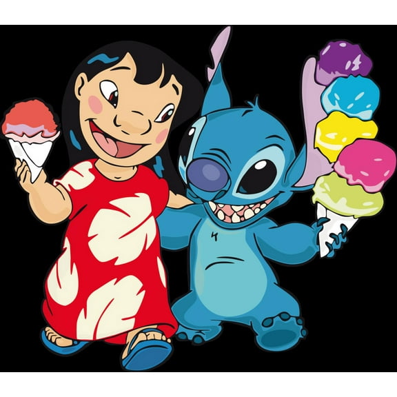 Design with Vinyl Lilo and Stitch Ice Cream Wall Decal