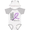 thumbnail image 3 of Inktastic Alzheimers Awareness Fight, Care, Cure Boys or Girls Baby Bodysuit, 3 of 5