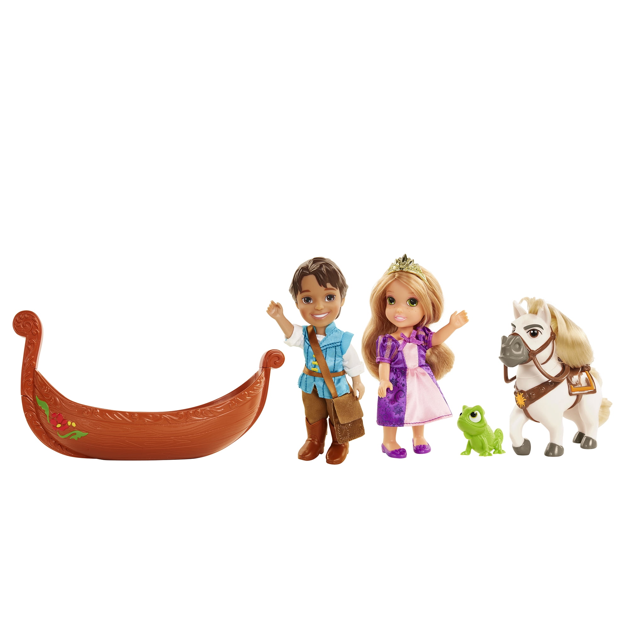 My First Disney Princess Petite Gift Set Rapunzel Flynn Cinderella Charming 6" 