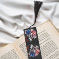 thumbnail image 6 of Kdxio Largemouth Bass Fish in USA Print Metal Tassel Bookmarks,Perfect Gift for Art Lovers and Bookworms Metal Bookmarks for Women, 6 of 8